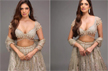 Malavika Mohanan turns heads in a stunning Ivory Lehenga